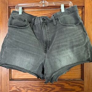 Madewell Gray Denim Shorts, 16/33
